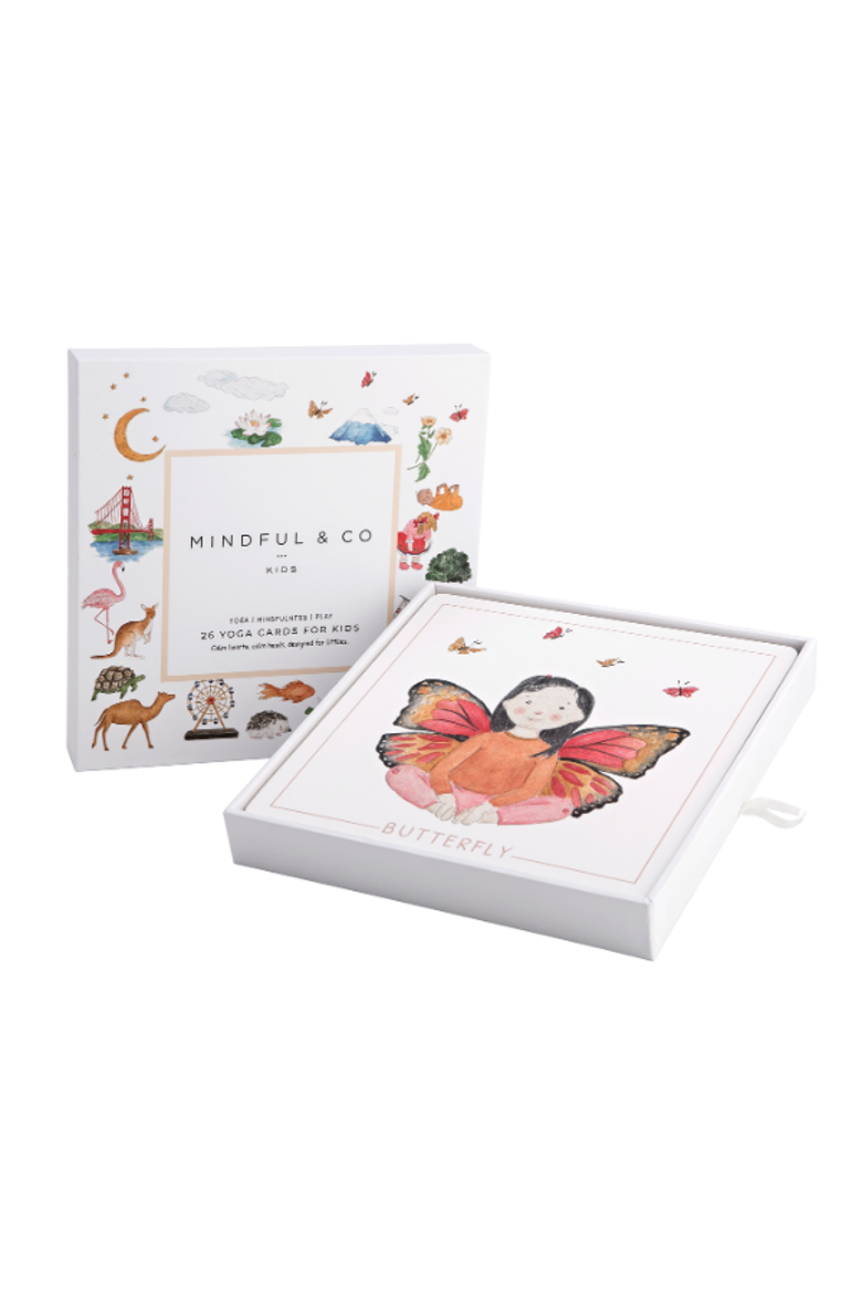 Yoga Flash Cards, Alternate, color, Yoga Poses Print