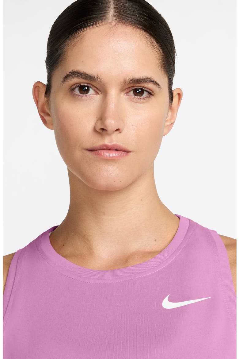 Dri-FIT Running Tank, Alternate, color, LIGHT MAGENTA/ WHITE