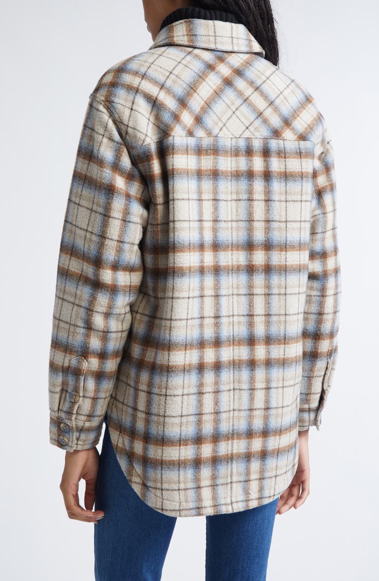 Veronica Beard Mikaela Plaid Shacket, Alternate, color, 