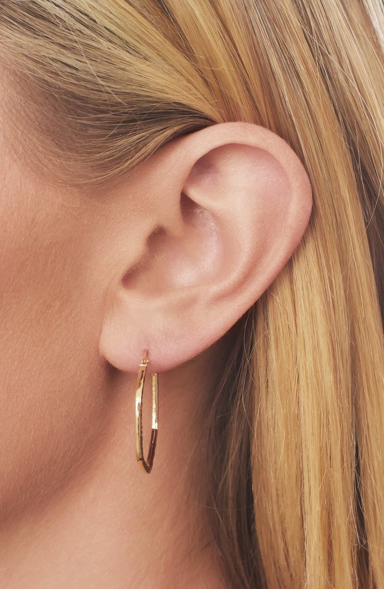 Bony Levy 14K Gold Hexagon Hoop Earrings, Alternate, color, 