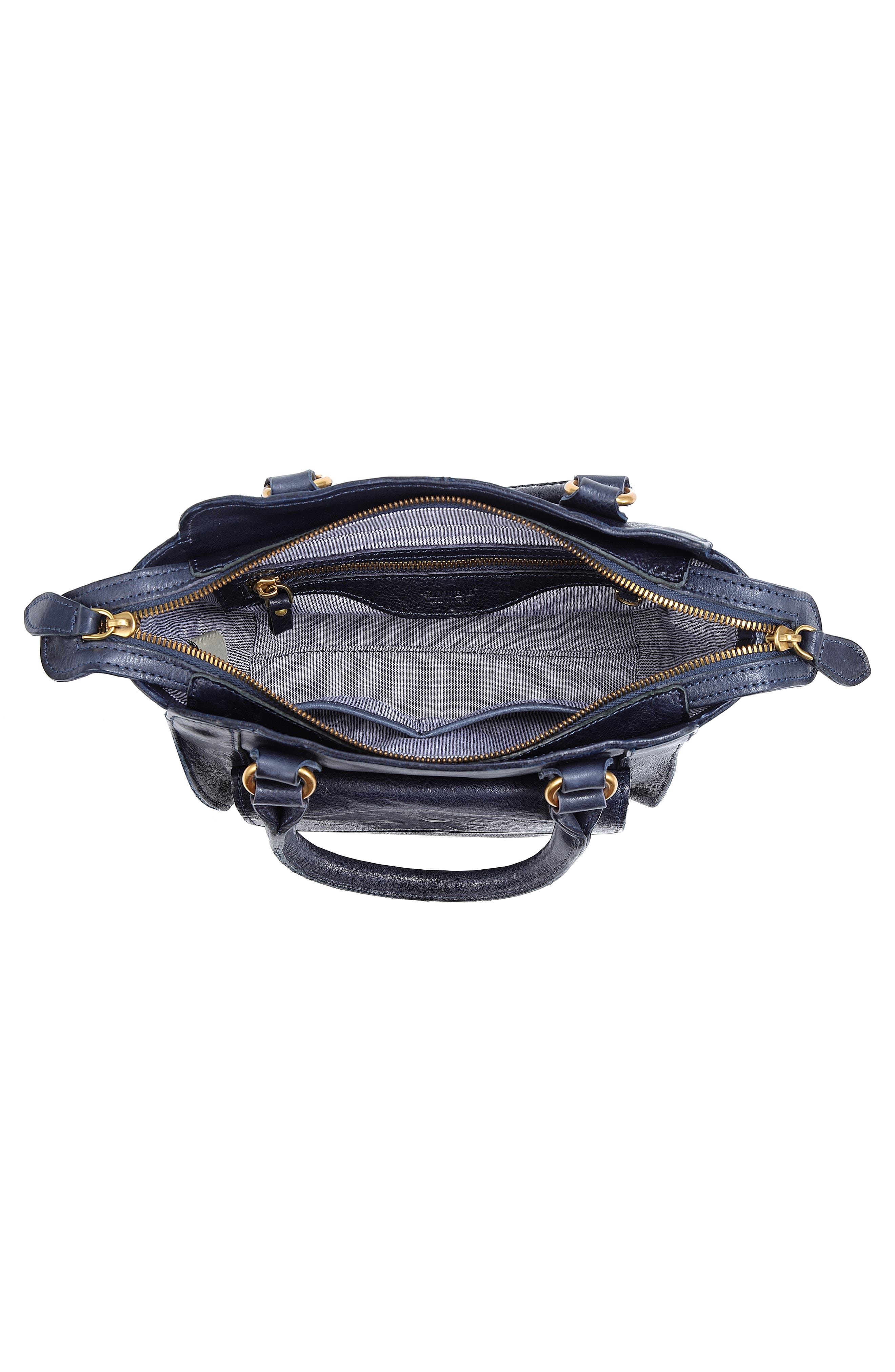 OLD TREND Pansy Mini Satchel Bag, Alternate, color, Navy