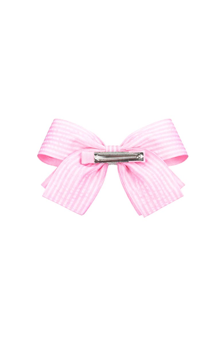 Tennis Rackets Seersucker Hair Bow, Alternate, color, Pink