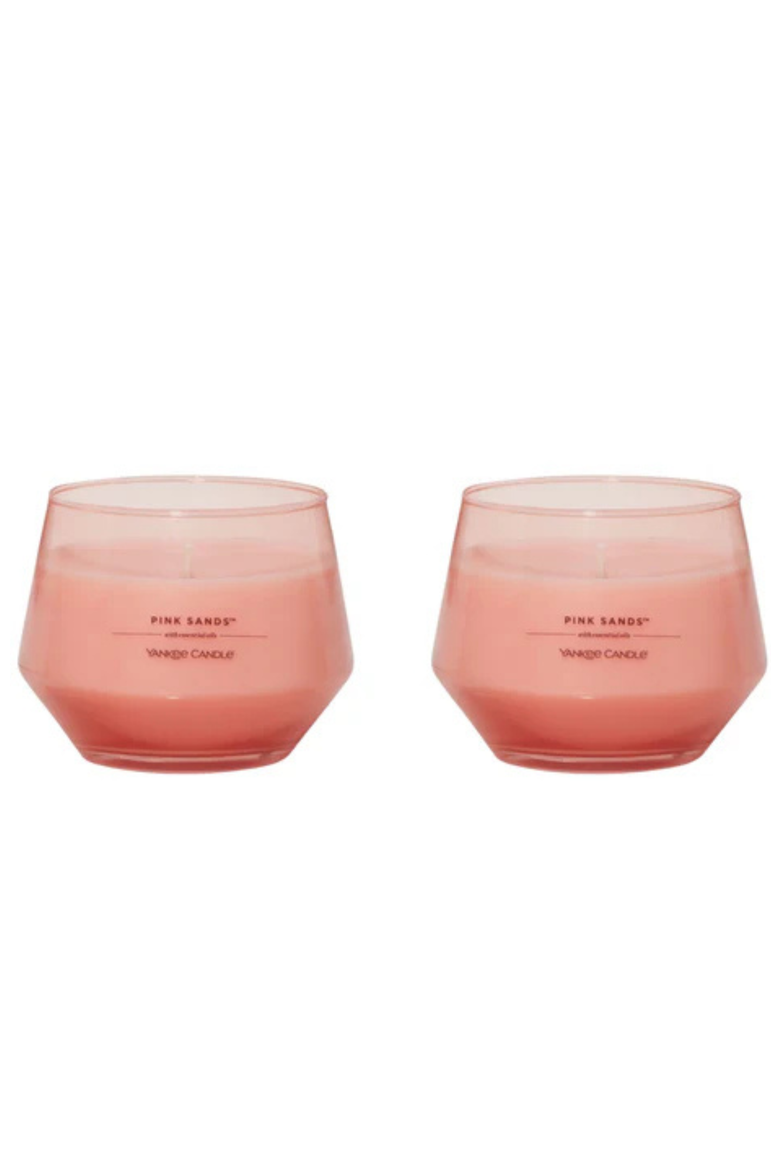 Pink Sands Studio Candle with Essential Oils, Set of 2, Main, color, Light Pink
