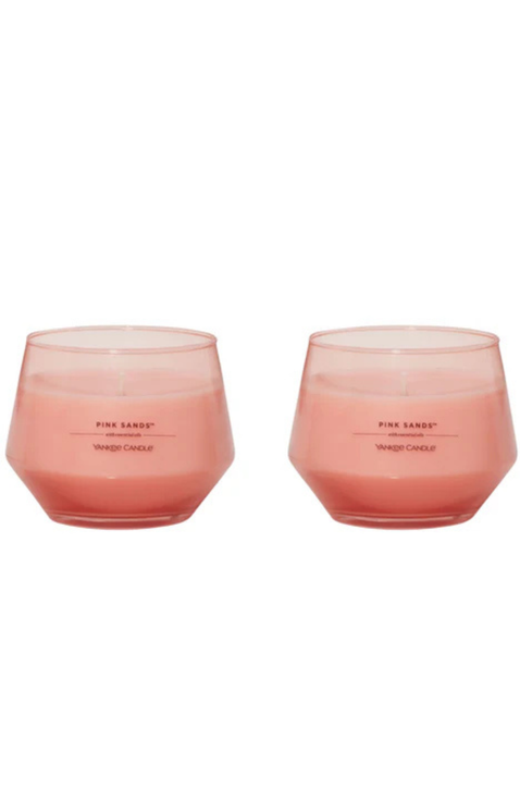 Pink Sands Studio Candle with Essential Oils, Set of 2
