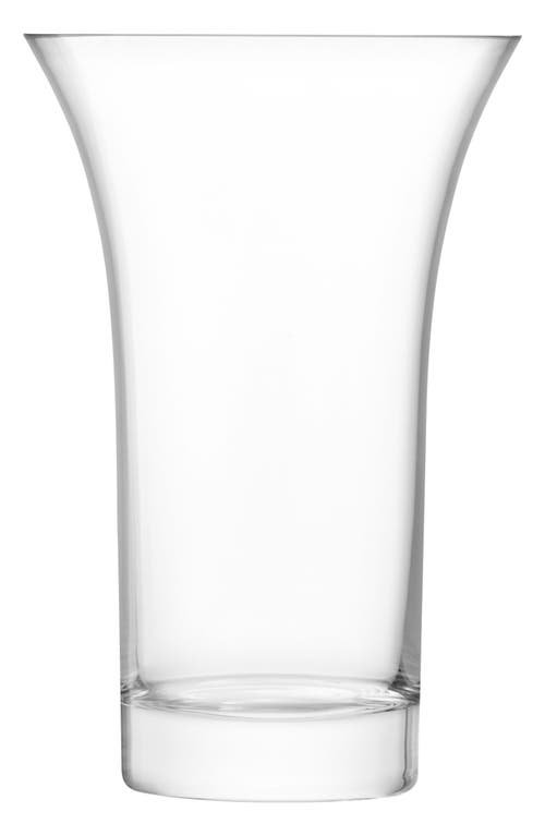 Lsa Flower Flared Bouquet Glass Vase In Transparent