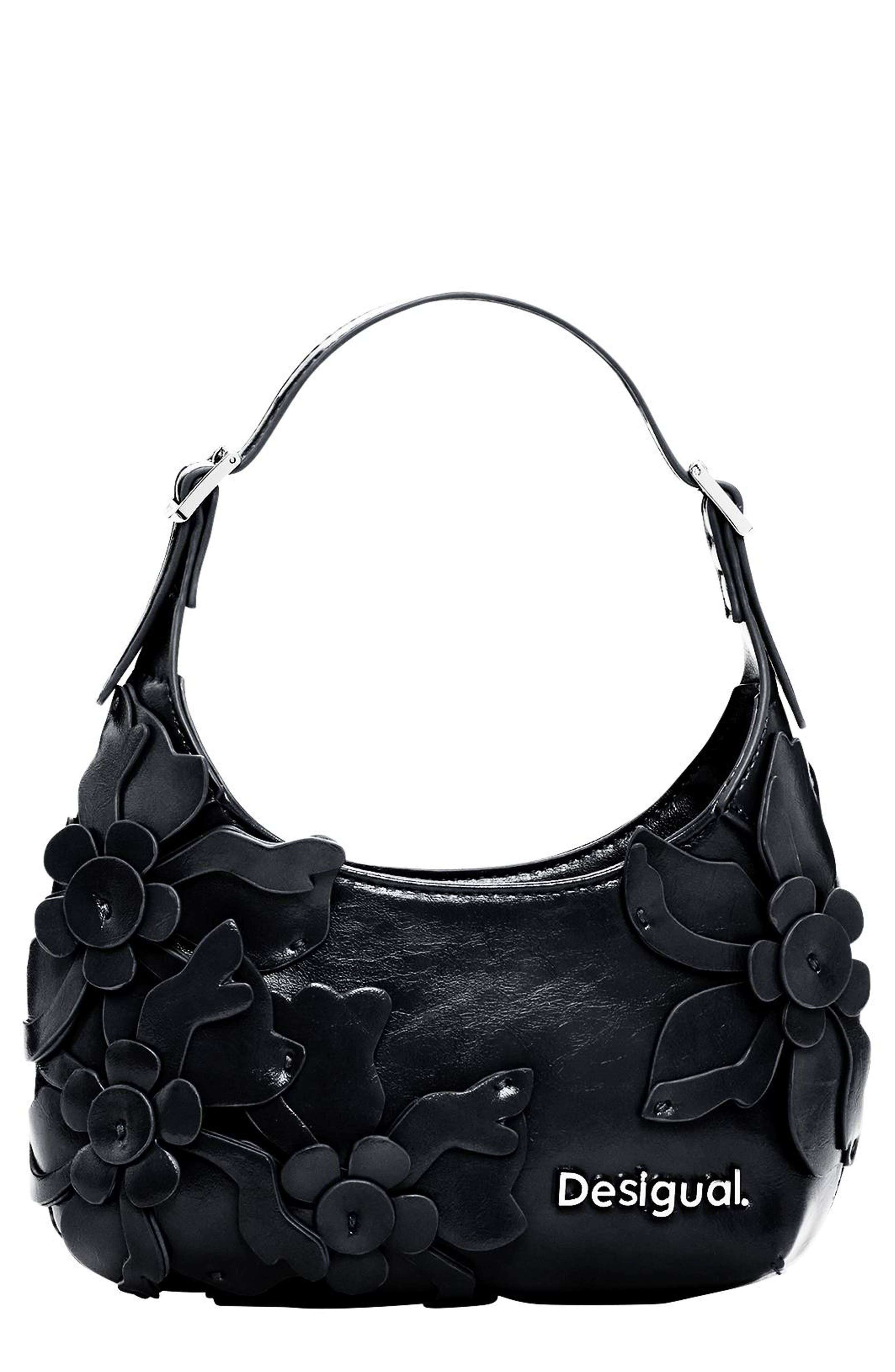 Desigual Faux Leather Shoulder Bag, Main, color, 