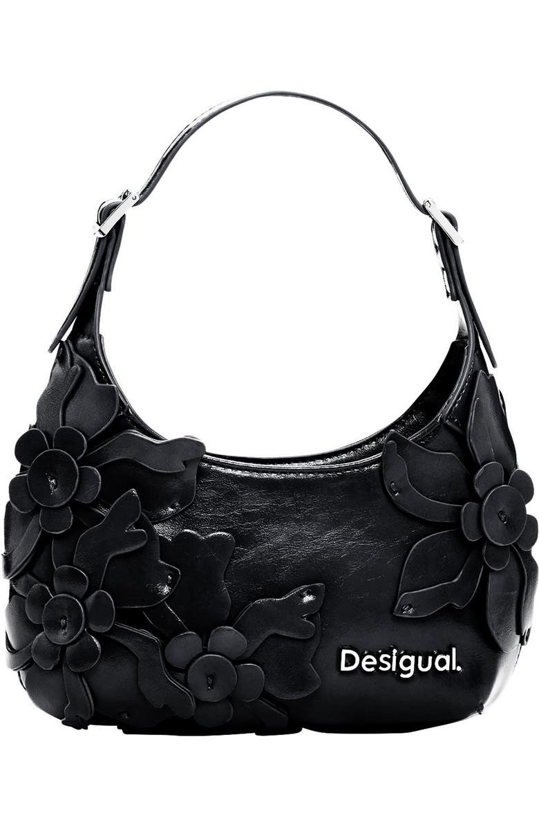 Desigual Faux Leather Shoulder Bag, Main, color,