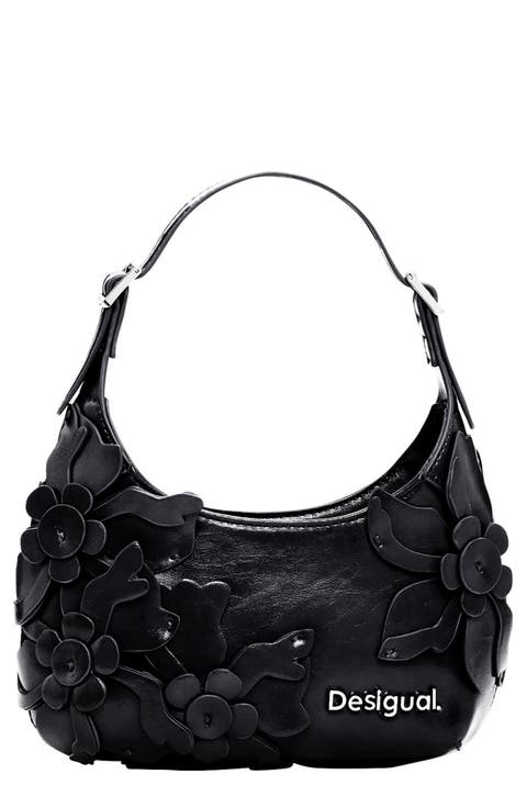 Faux Leather Shoulder Bag