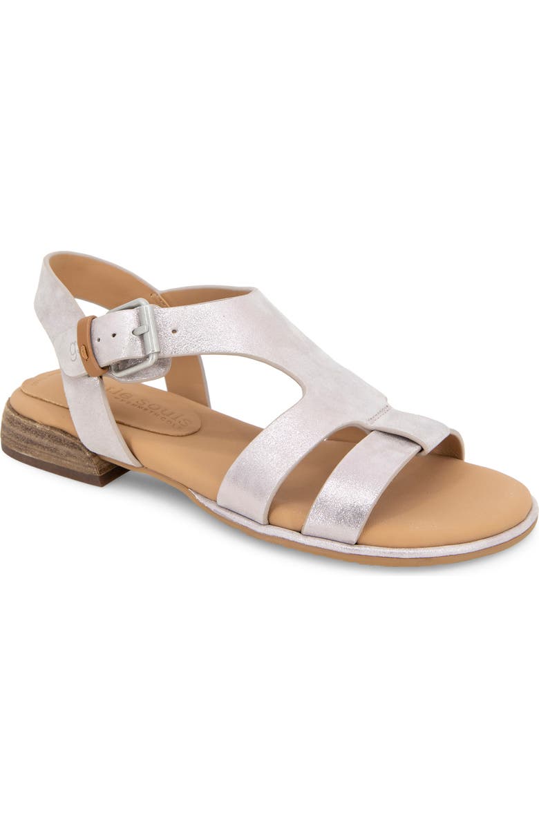 Gentle Souls Haisley Ankle Strap Sandal, Main, color, Lavender Leather