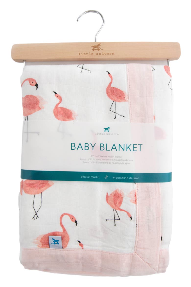 Deluxe Muslin Baby Receiving Quilt, Alternate, color, PINK LADIES