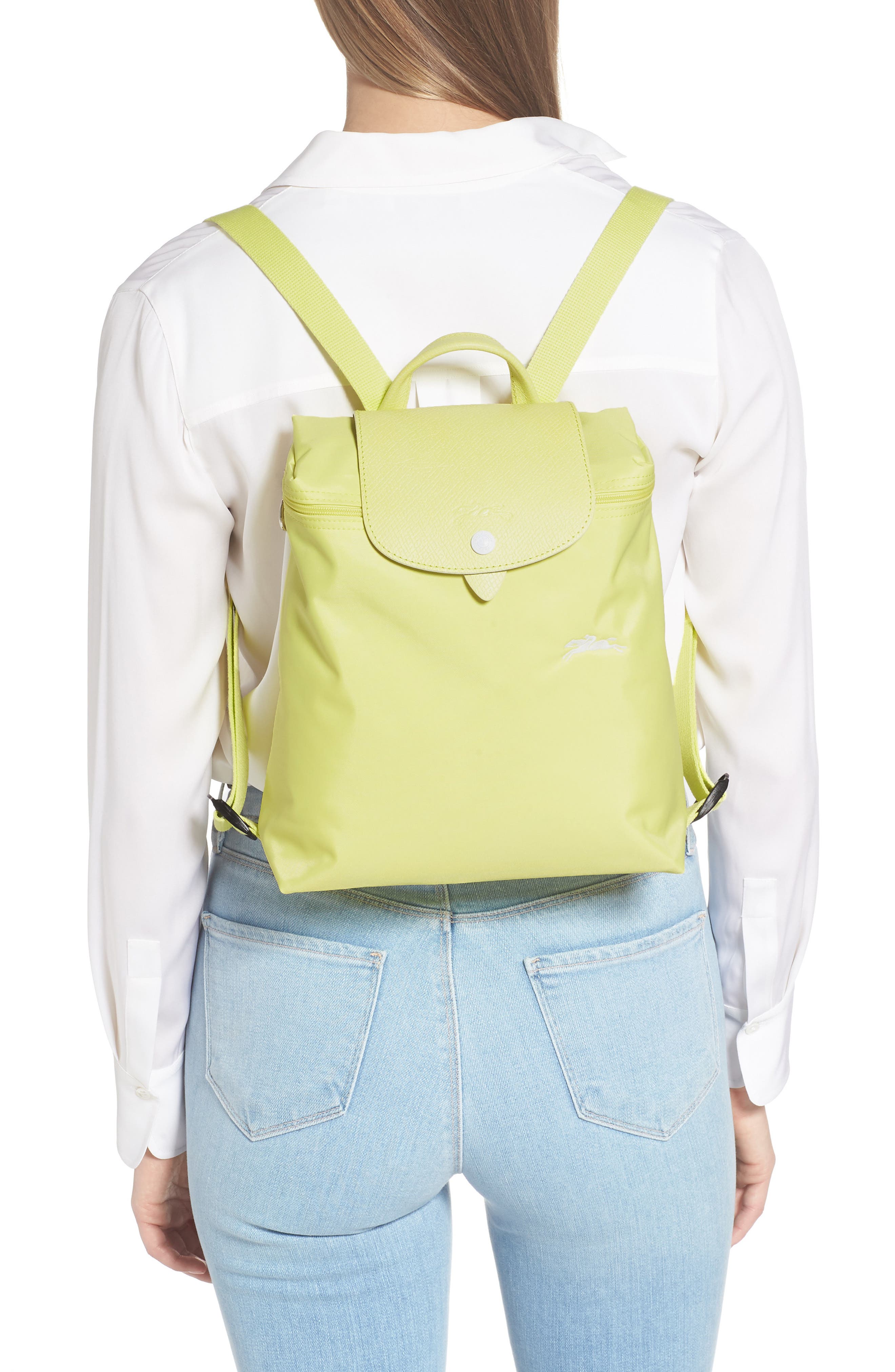 Le Pliage Club Backpack, Alternate, color, YELLOW