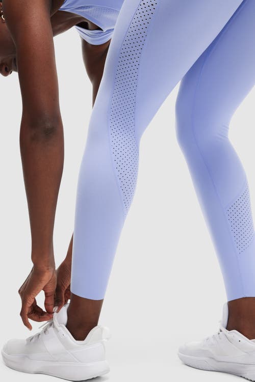 Peloton Cadent Laser Perforated Legging In Ice Blue