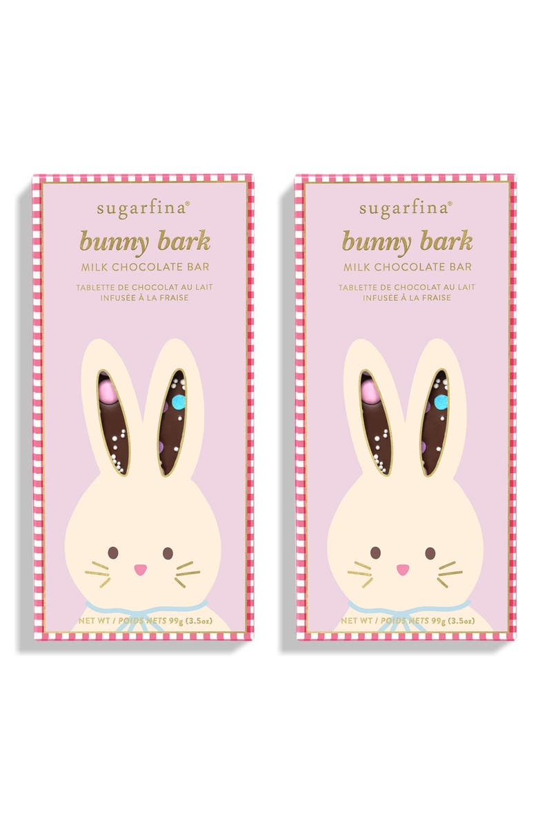 sugarfina Bunny Bark 2-Pack Milk Chocolate Bar, Main, color, Multi