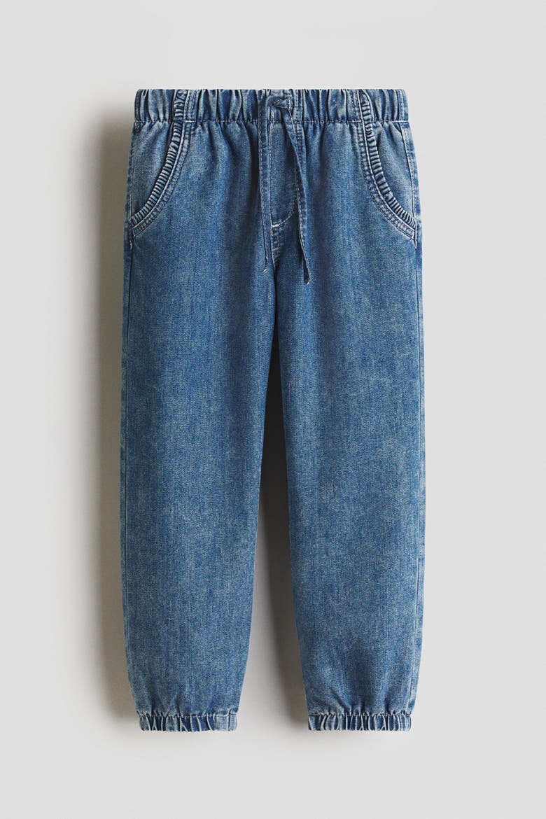 Denim Joggers, Alternate, color, Denim blue