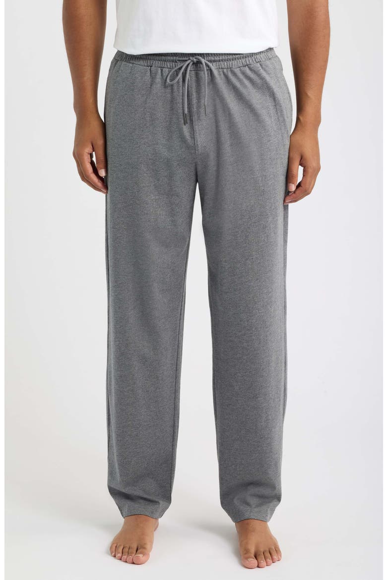 Cotton & Tencel® Modal Lounge Pants, Main, color, GREY CHARCOAL HTR