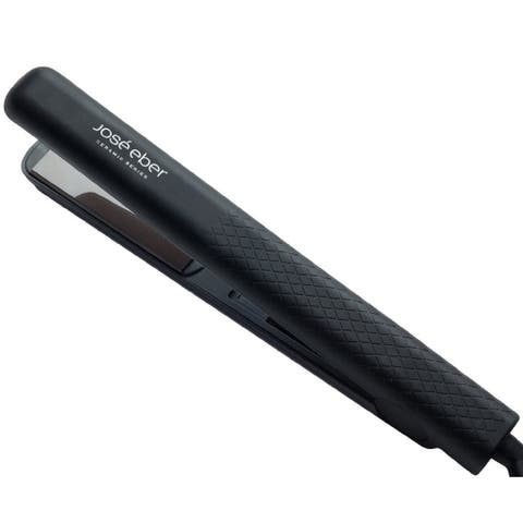100% Pure Ceramic Flat Iron Black, 1.25" Plates