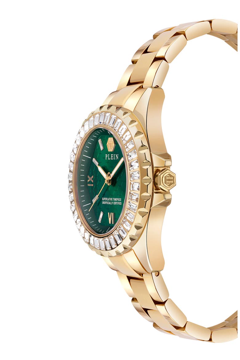 Heaven Goldtone Bracelet Watch, 38mm, Alternate, color, GOLD1