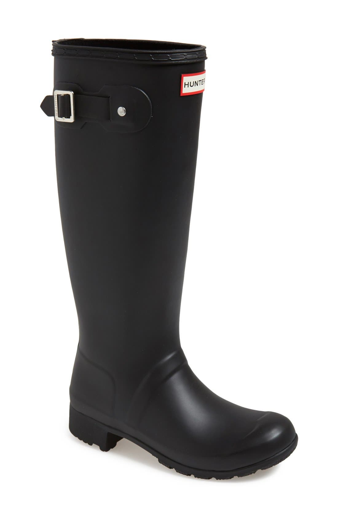 Hunter 'Tour' Packable Rain Boot, Main, color, 