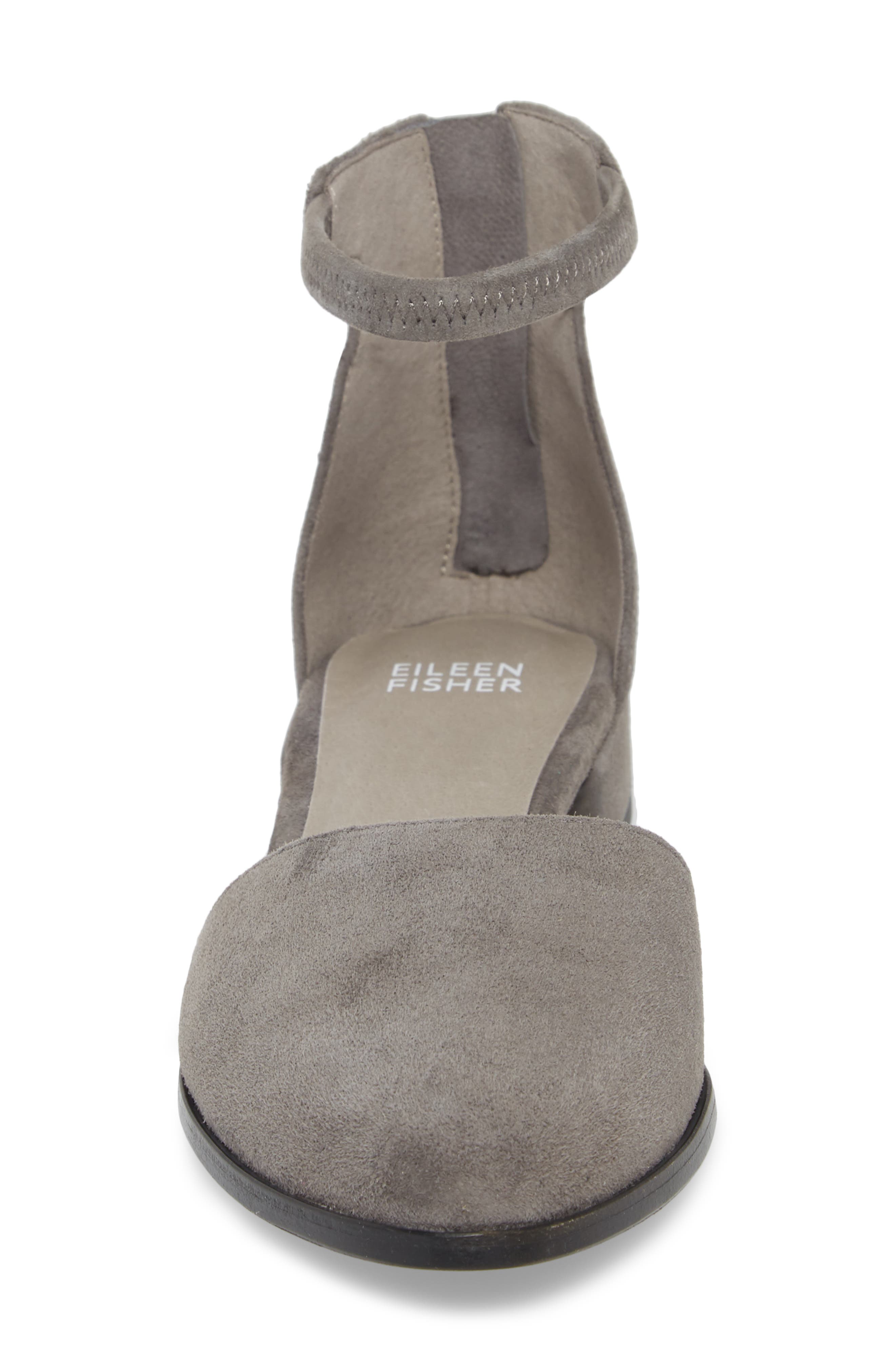 Hutton Ankle Strap Shoe, Alternate, color, GRAPHITE SUEDE