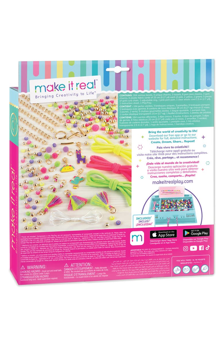 DANAWARES Make It Real Chains & Charms Jewelry Kit, Alternate, color, Multi