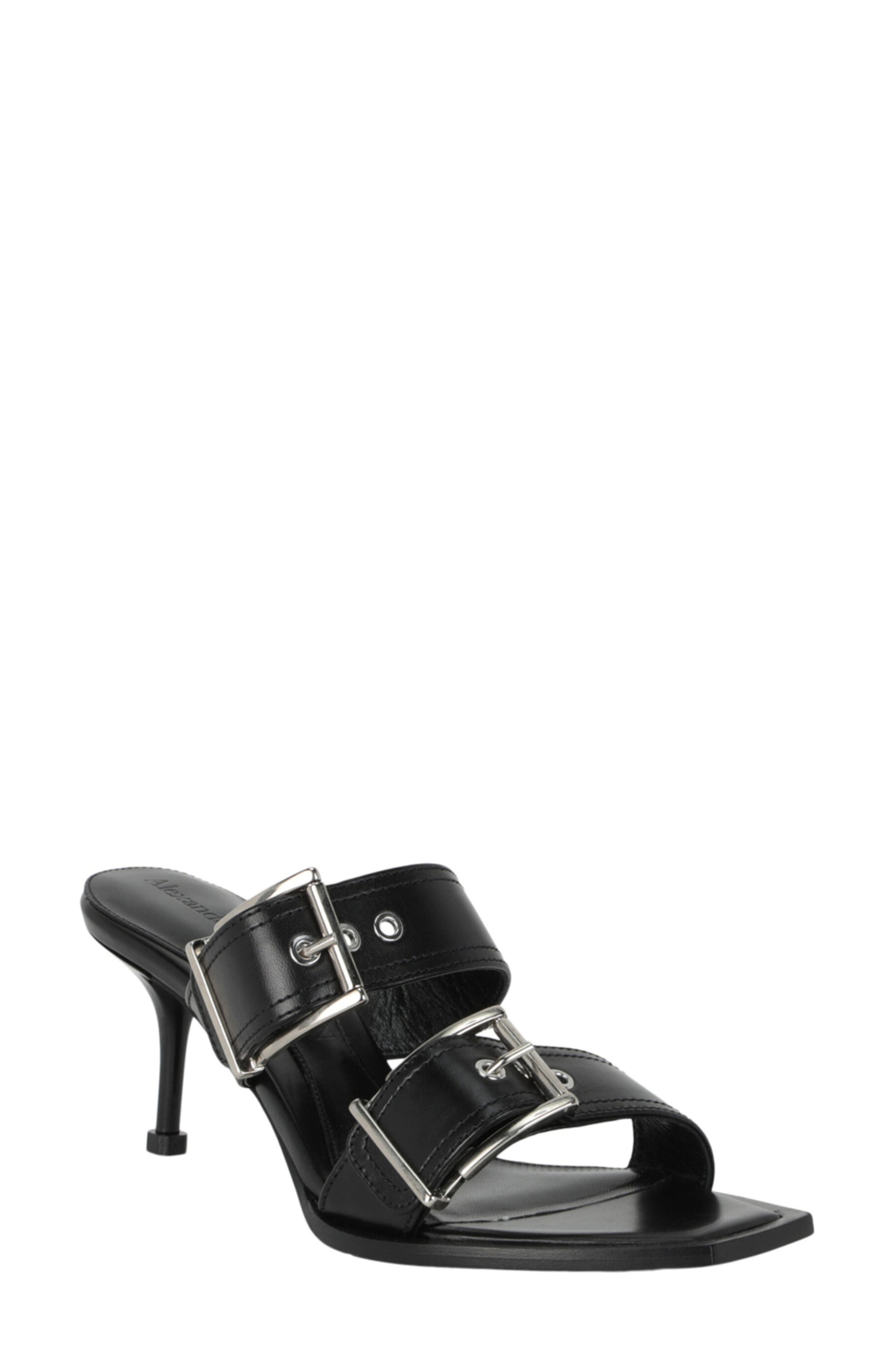 McQueen Punk Double Buckle Sandal