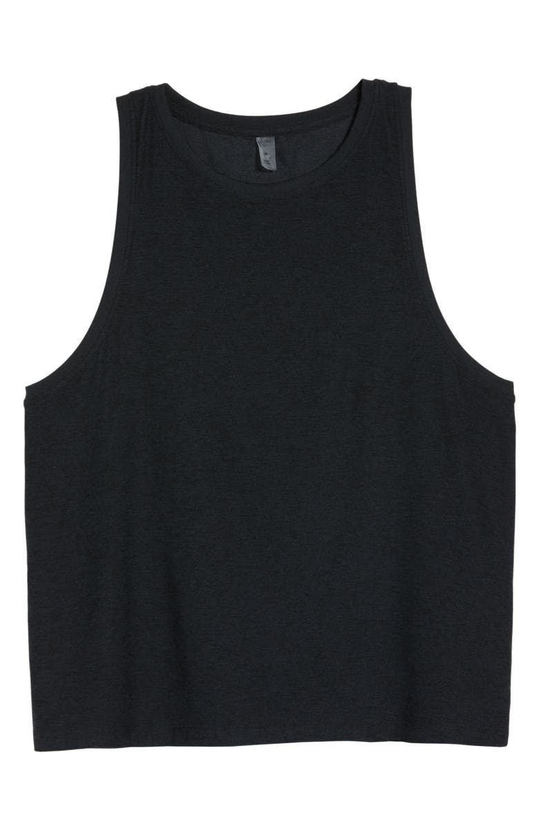 Beyond Yoga Featherweight Rebalance Tank, Alternate, color, Darkest Night