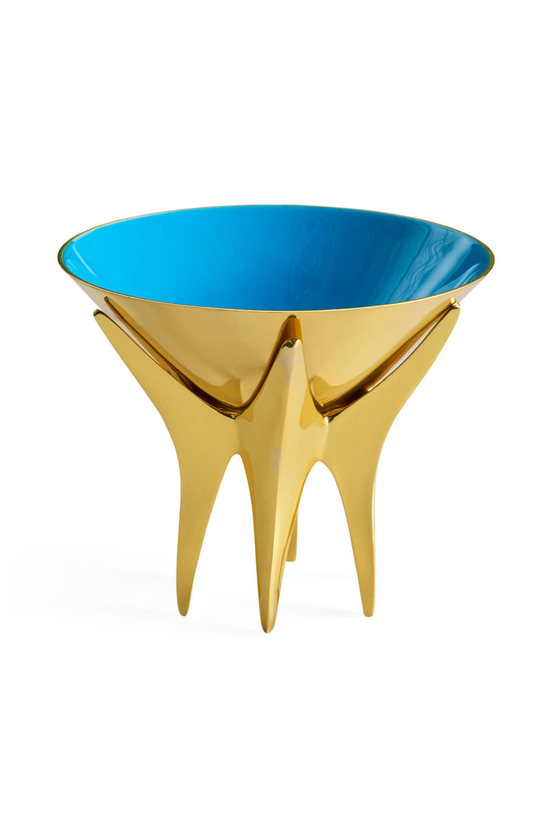 Oscar Bowl, Main, color, Gold / Blue