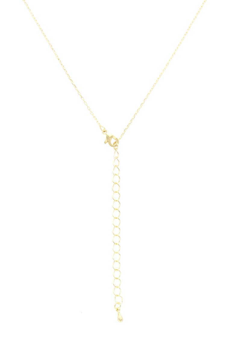 OLIVIA WELLES Circle Pendant Necklace, Alternate, color, Gold