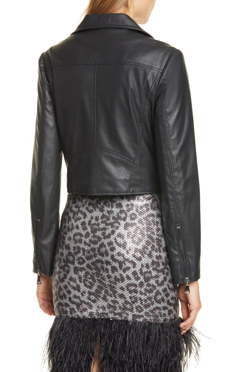 Le Superbe Inside Job Faux Leather Jacket, Alternate, color, 