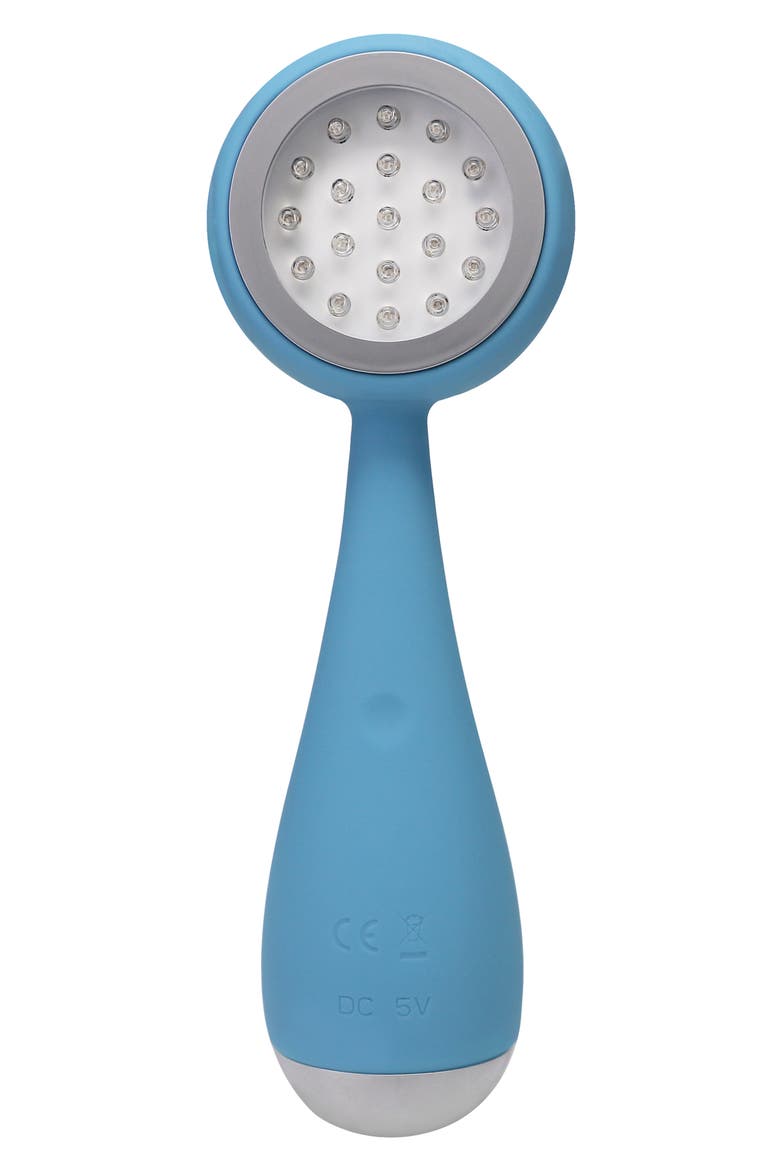 Clean Acne Blue LED Light Therapy & Facial Cleansing Device, Alternate, color, CAROLINA BLUE