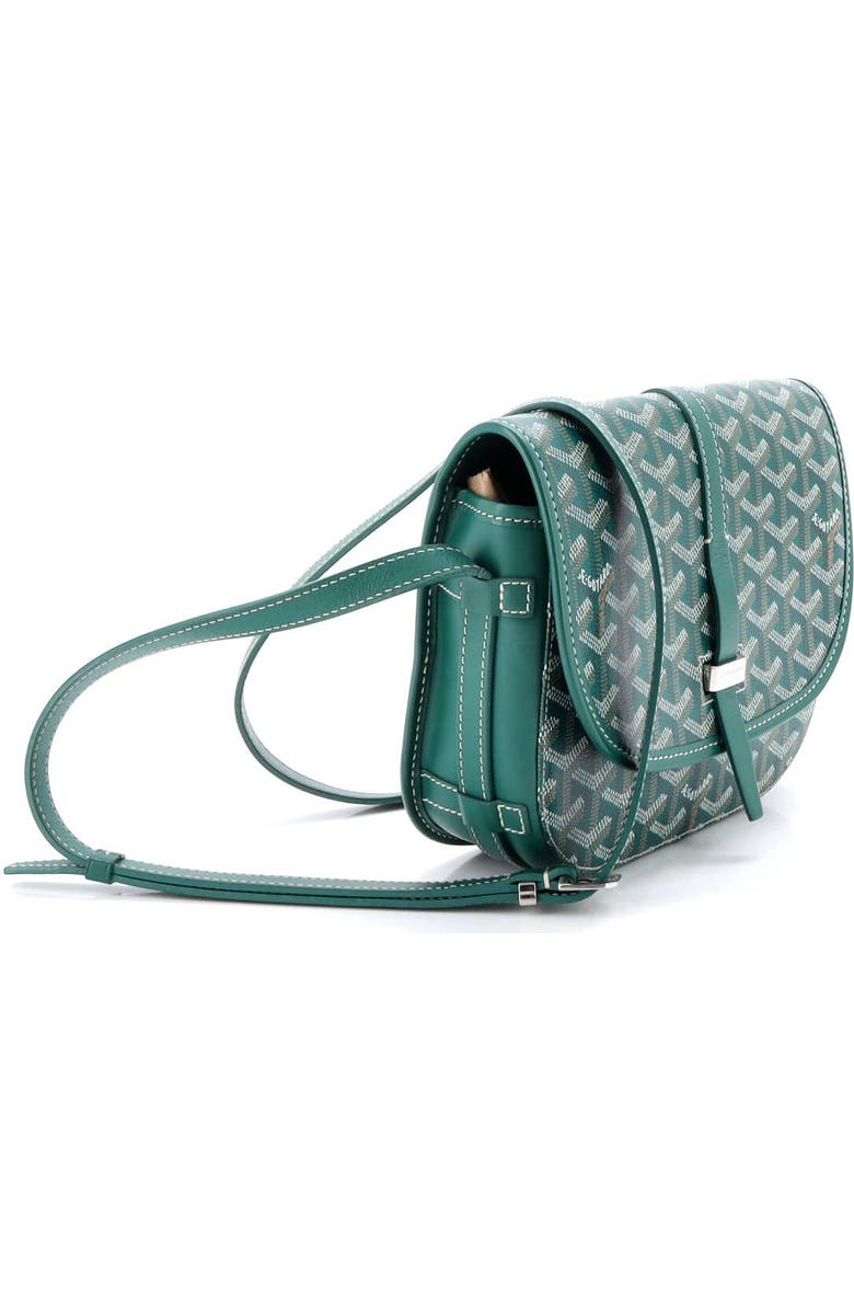 Pre-Owned Goyard Belvedere II Messenger Bag Coated Canvas PM, Alternate, color, Green