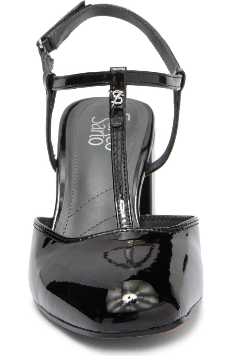 Franco Sarto Tasha T-Strap Pump, Alternate, color, Black Patent