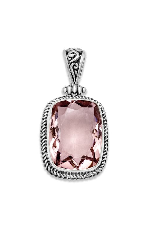 Sterling Silver Quartz Pendant