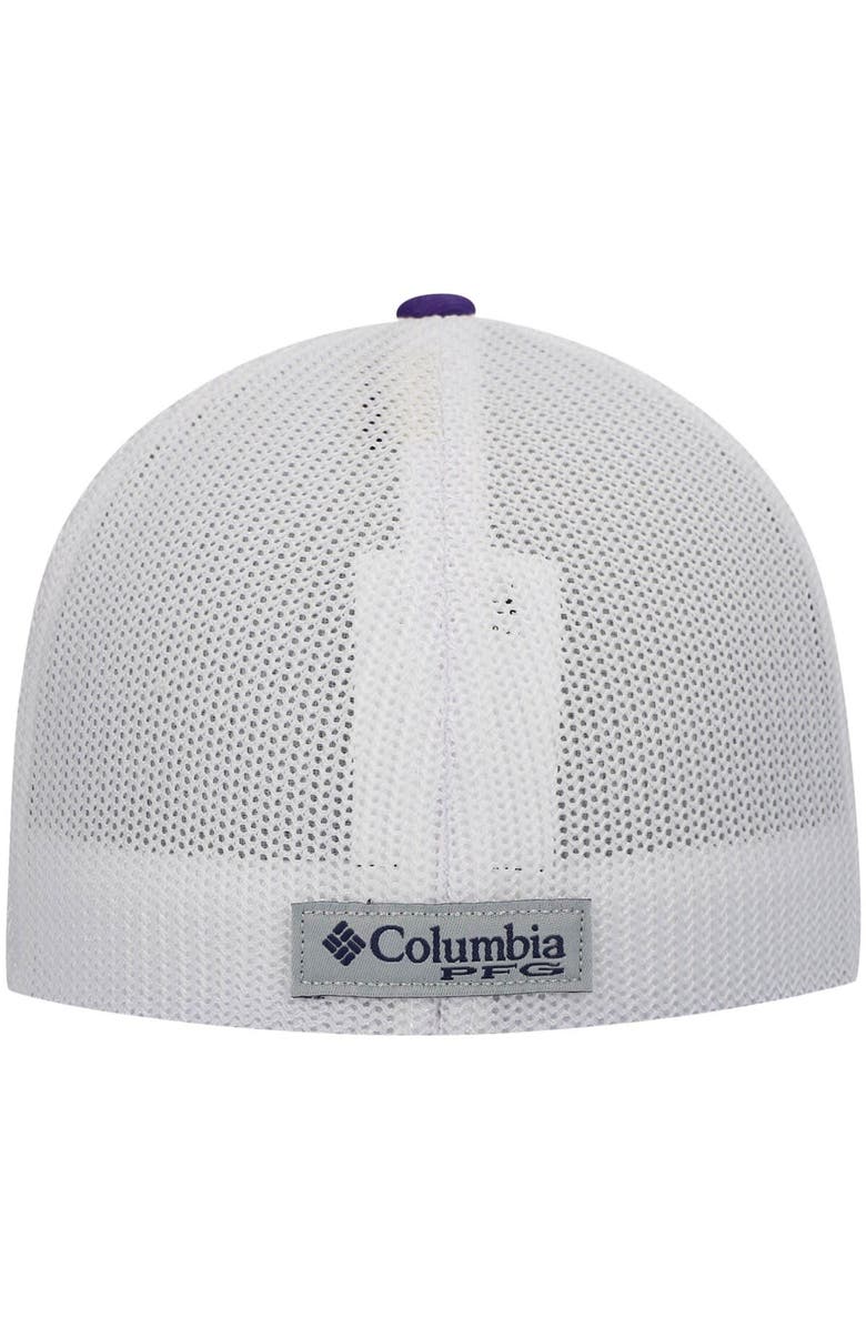 Columbia Men's Columbia Purple LSU Tigers PFG Tonal Fish Flag Flex Hat, Alternate, color, 