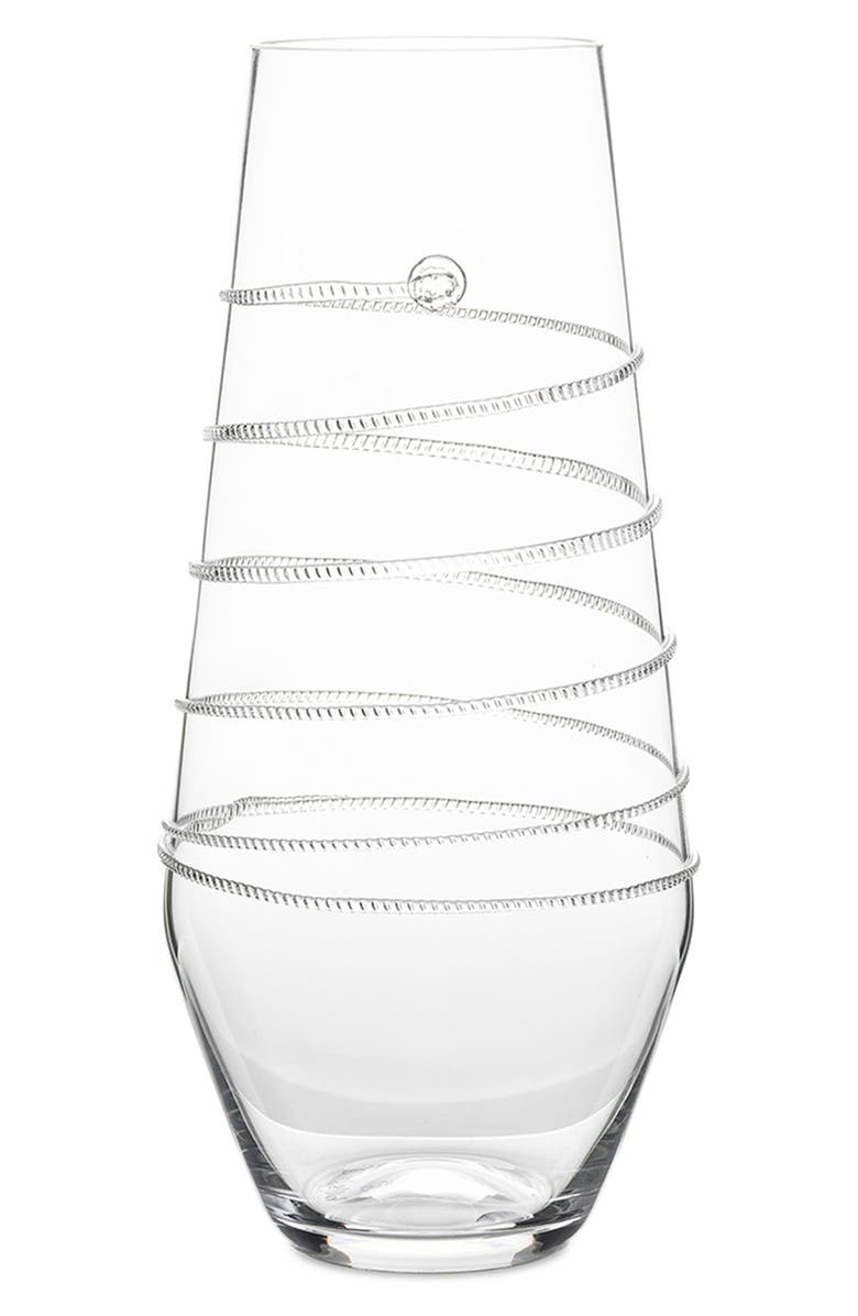 Juliska Amalia Spiral Vase, Main, color, Clear