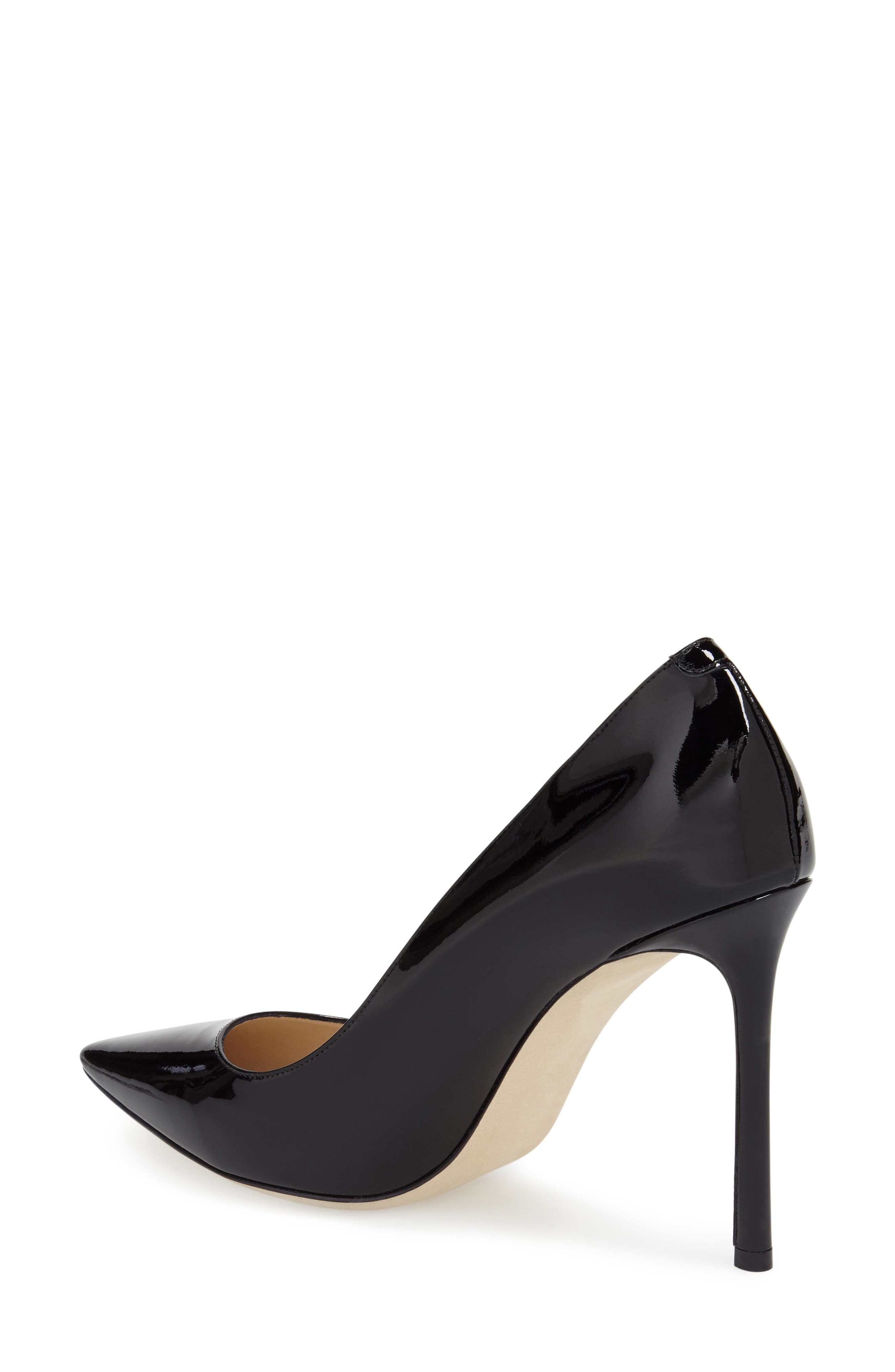 Romy 100 Patent Leather Pump, Alternate, color, BLACK
