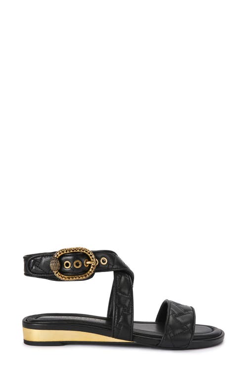 Kurt Geiger London Mayfair Ankle Strap Sandal In Charcoal