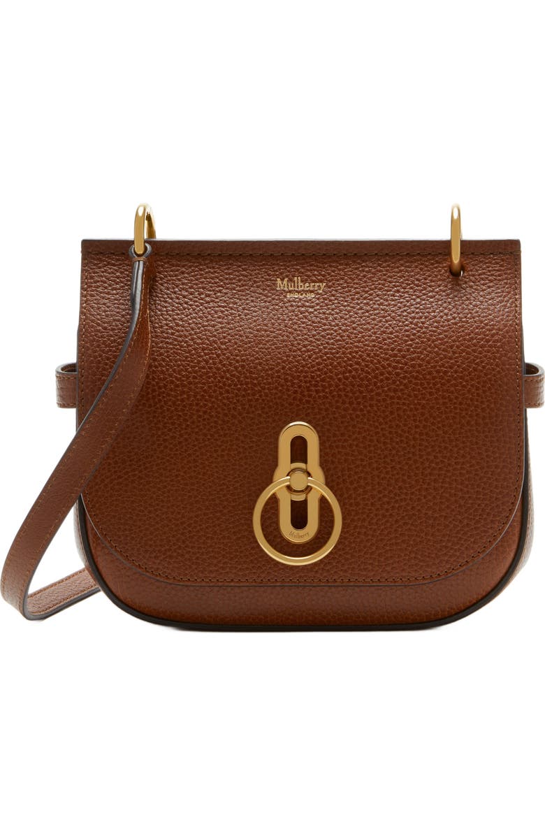 Mulberry Small Amberley Leather Satchel, Main, color, Oak
