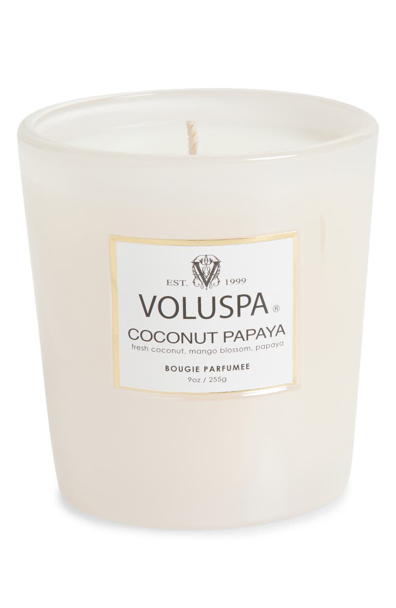 Voluspa Coconut Papaya Classic Candle, Main, color, Coconut Papaya