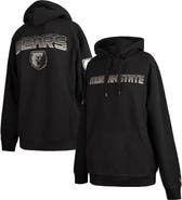FISLL Men's FISLL Black Morgan State Bears Puff Print Sliced Pullover Hoodie