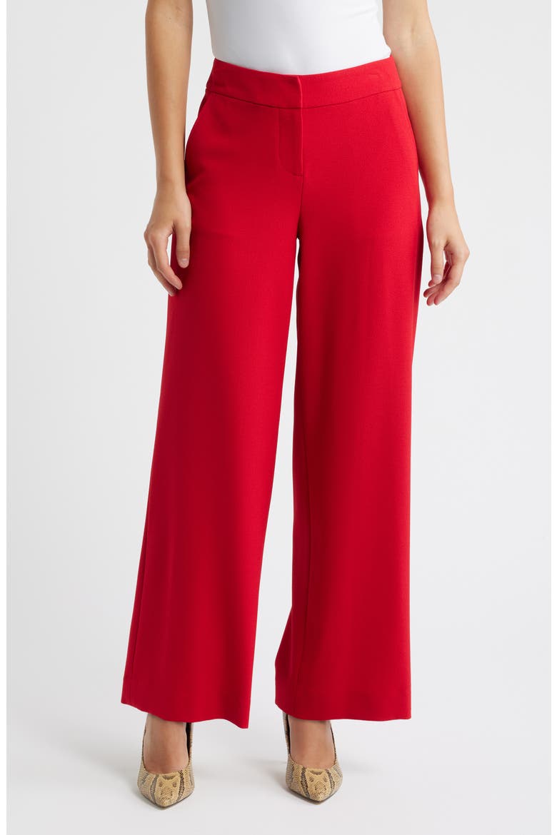 Wide Leg Pants, Main, color, LIPSTICK