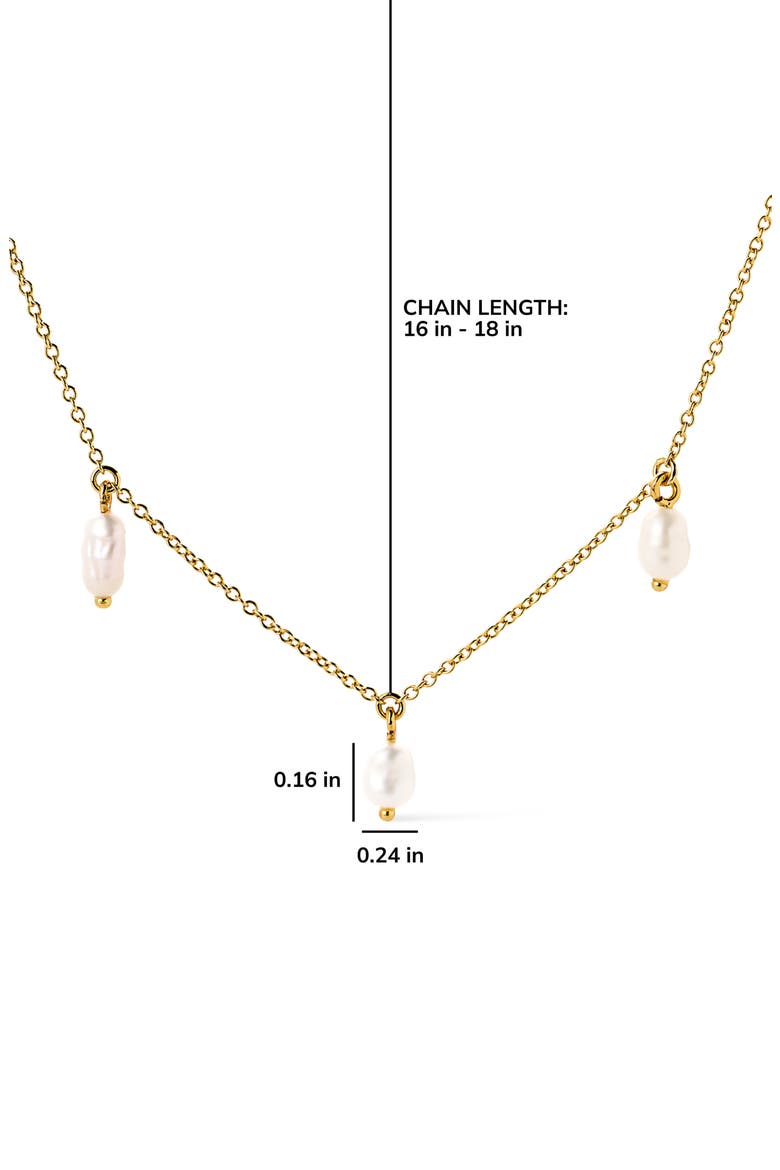 Loki Charm Necklace, Alternate, color, GOLD / WHITE