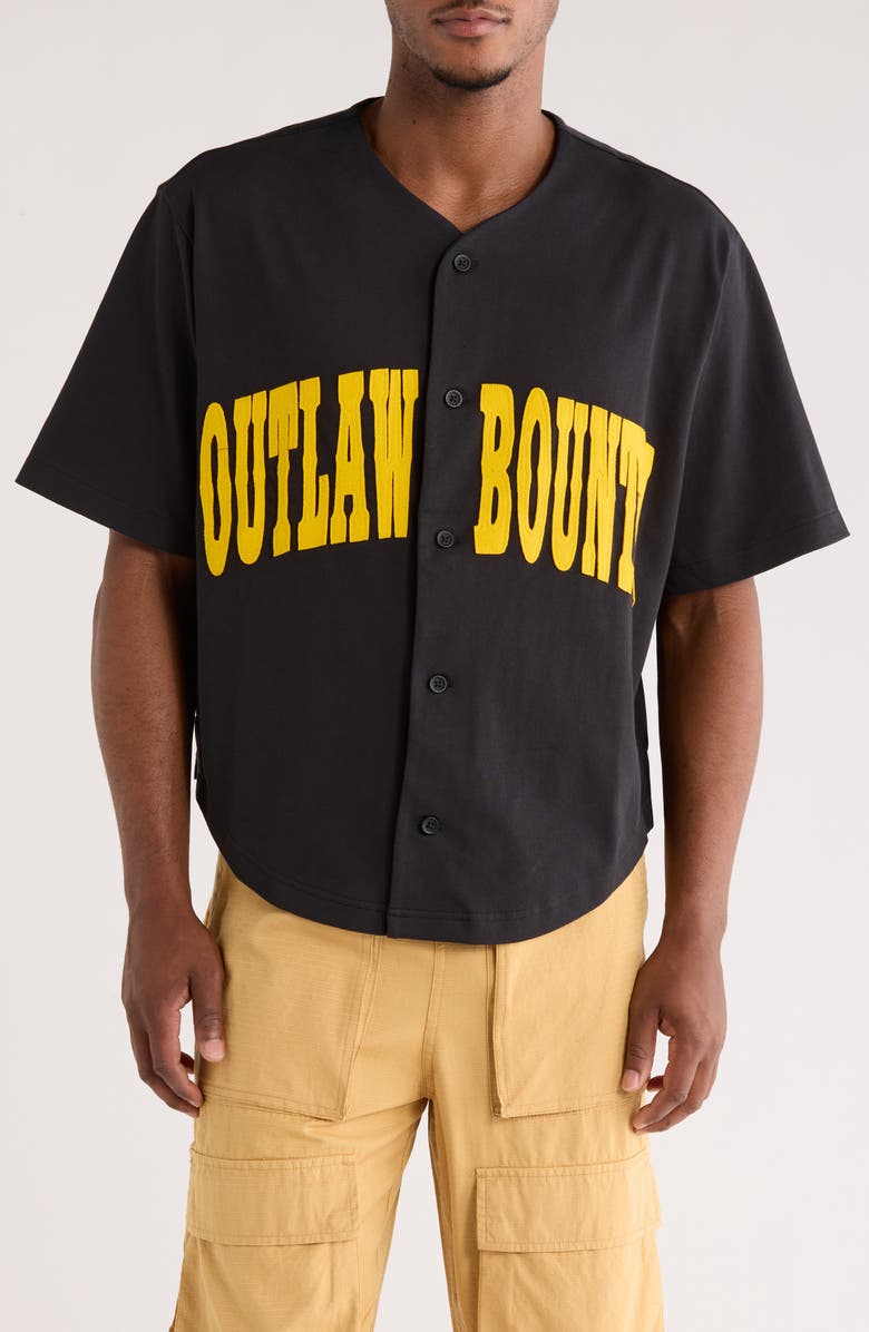 PacSun Bounty Baseball Jersey, Main, color, Black