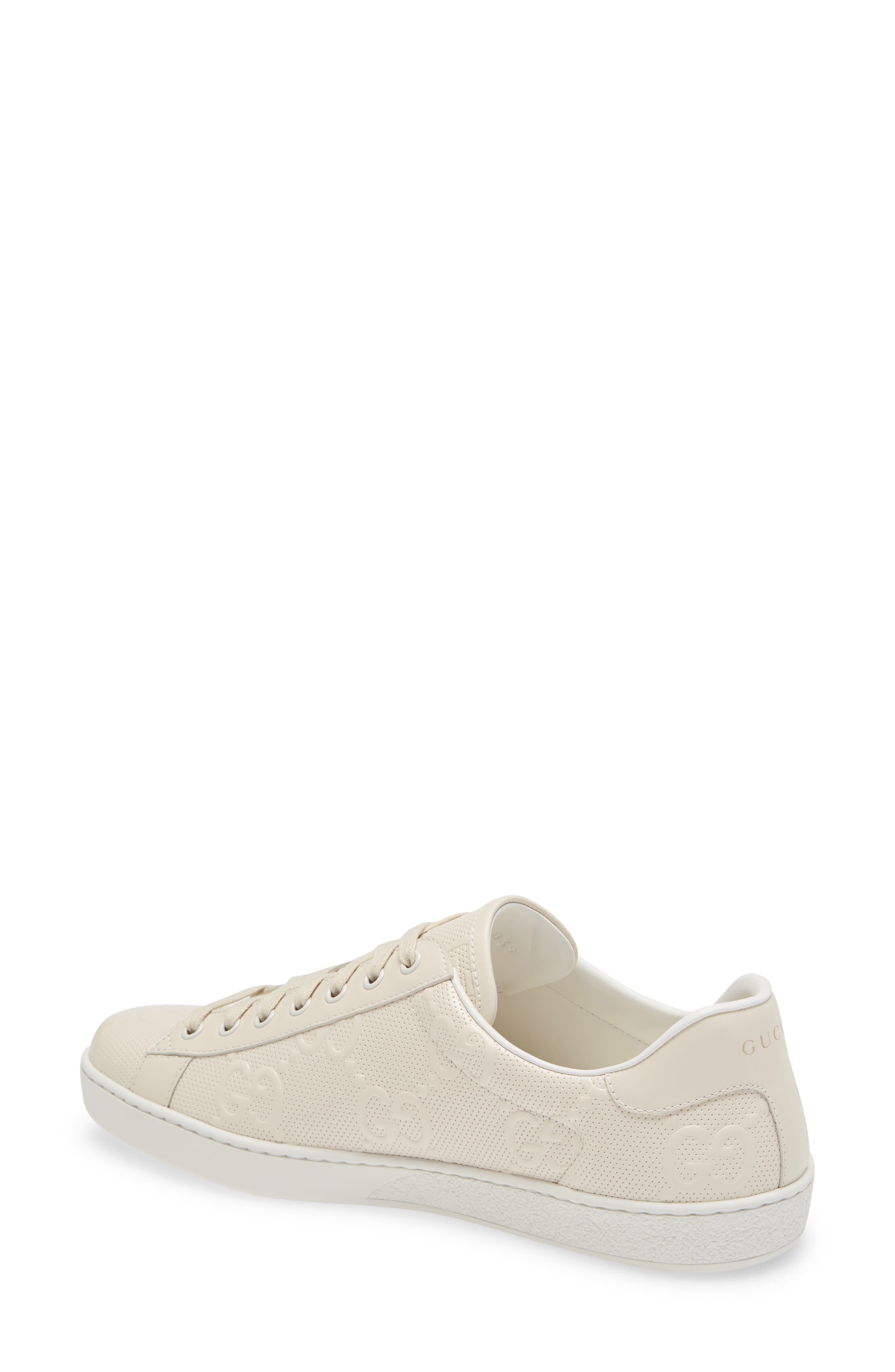 New Ace Logo Low Top Sneaker, Alternate, color, OFF WHITE