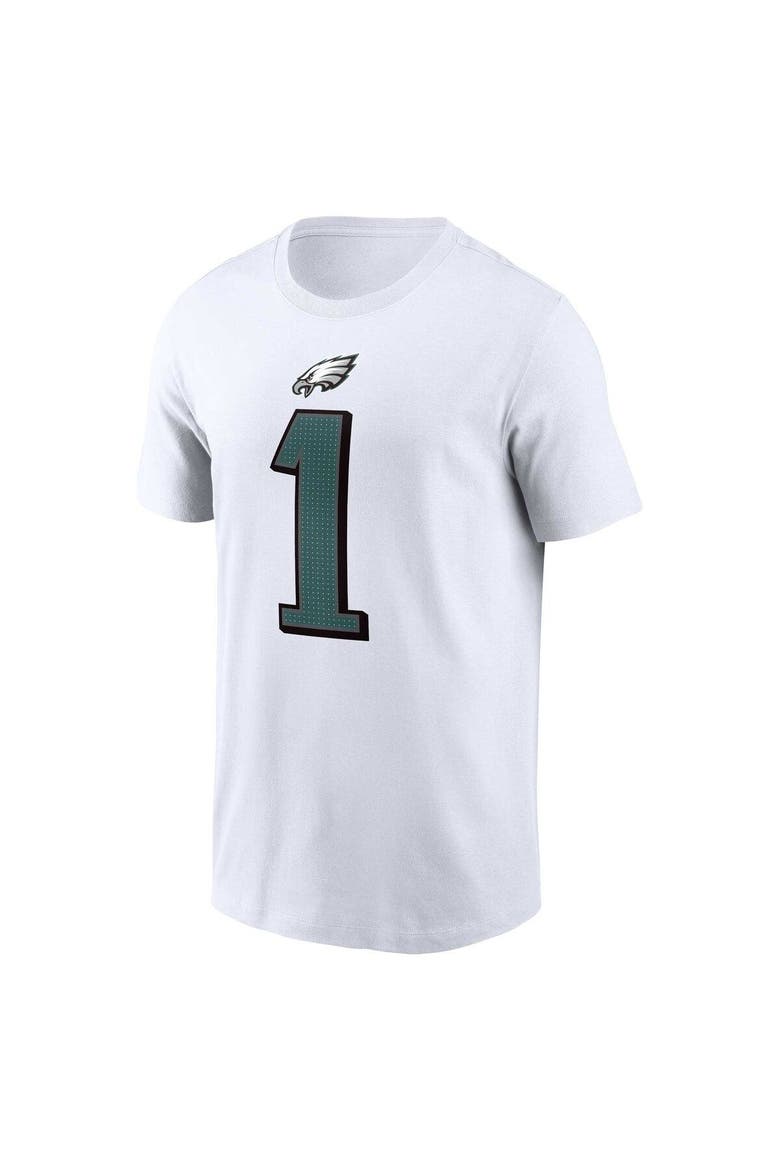 Men's Nike Jalen Hurts  White Philadelphia Eagles  Player Name & Number T-Shirt, Alternate, color, White