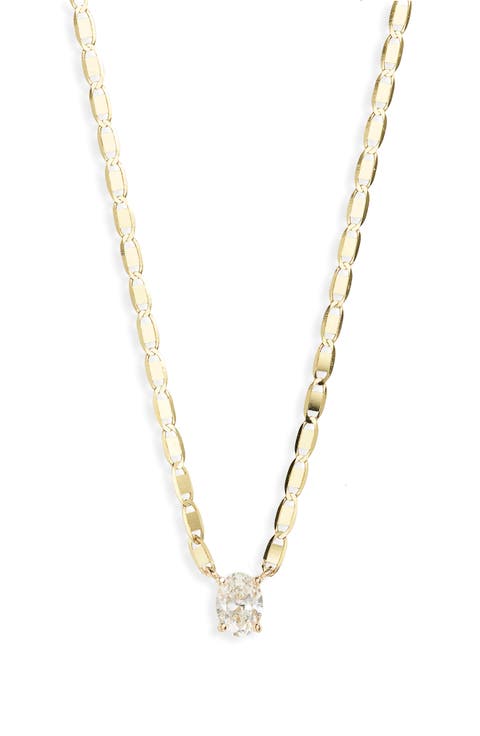 Solo Oval Diamond Malibu Necklace