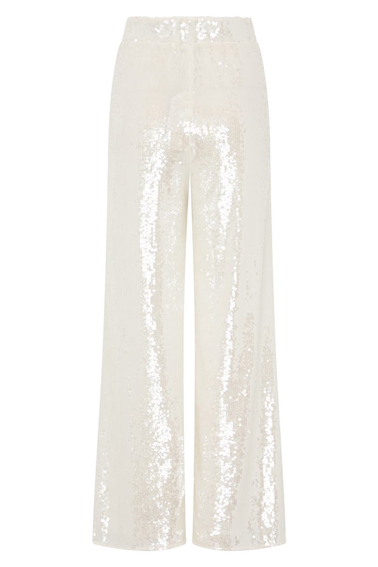 Reed Sequin Pants, Alternate, color, WHITE