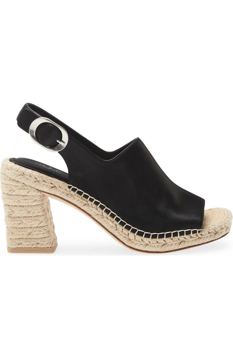 rag & bone Gigi Slingback Platform Espadrille Sandal, Alternate, color,