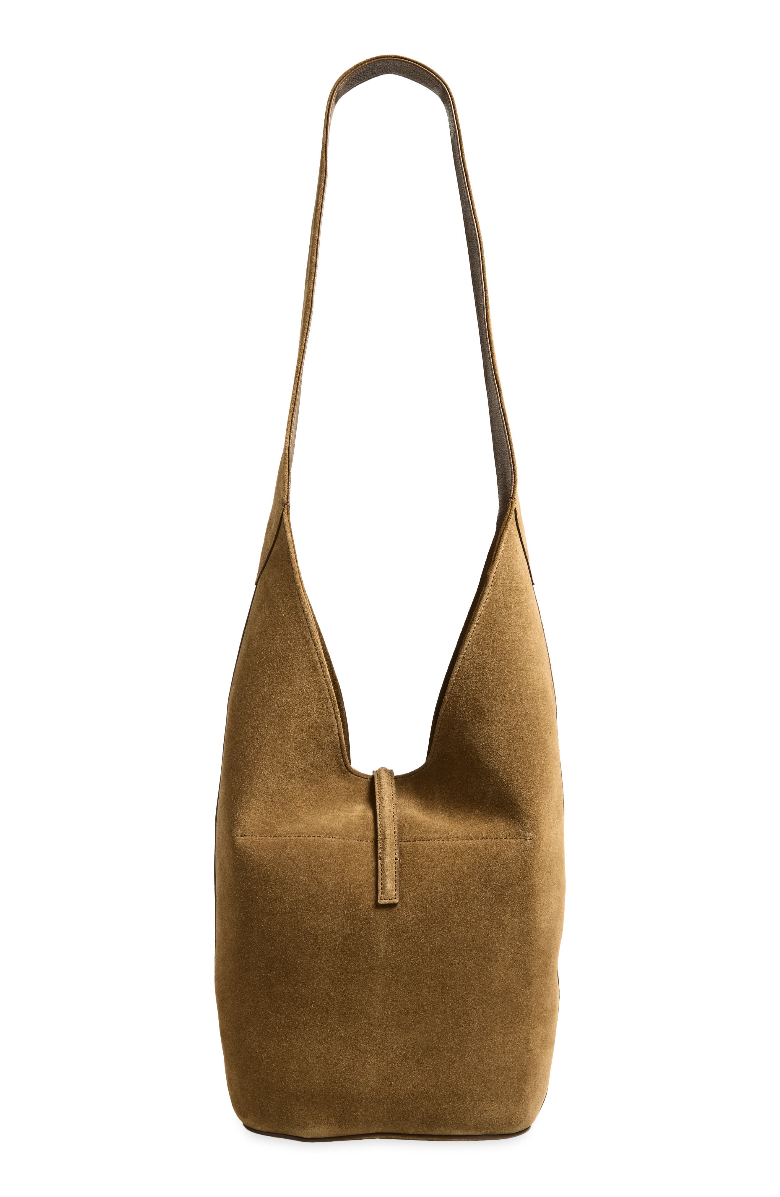 The Siena Suede Crossbody Bag, Alternate, color, TOBACCO