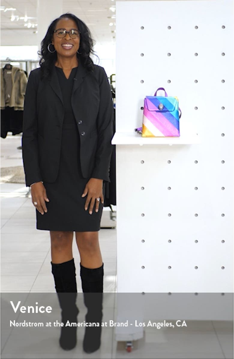 Small Kensington Leather Backpack, sales video thumbnail